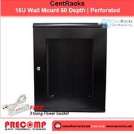 CentRacks 15U (60cm x 60cm x 75cm) Wall Mount Server Rack