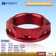 Motorcycle Cnc Nut Bolt Steering Stem Nut For Honda Cr Crf Xr R 85r Crmcrf 150r 250l 1000l Xr230 Xr2