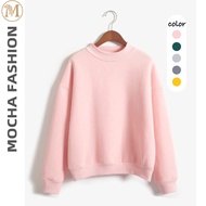 ST167 S-2XL Plus Size New 12 Colors Women's Casual Hoodie Plain Long Sleeve Pullover Sweater Loose T