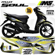 Decal Sticker Striping Variation Mio Soul Karbu 2006-2012 - Mio Soul 115 - Mio Soul Lama/Old - Mio S