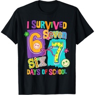 I Survived 67 Days Of School Funny 67 Meme Teen Teacher T-Shirt