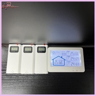 dignityss 5 Inches Color Display  Indoor Outdoor Thermometers Hygrometer With 100M Ranges Sensors an