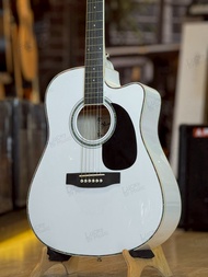 กีต้าร์โปร่ง / โปร่งไฟฟ้าMartin Lee รุ่น MD-410C ขนาด 41นิ้ว (New ปิ๊กกาดลายปีกนก) งานสวย ทัชชิ่งดี