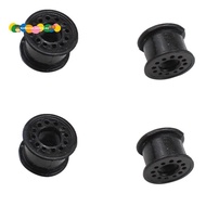 4PCS  Gear Shift Lever Wearable Cable Plastic Gasket Black 4S6P7412AA for  Fiesta Focus