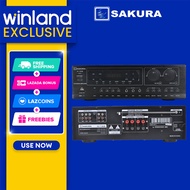 Sakura by Winland USB Mixing Amplifier 1400W x 2 with USB / SD Slot / FM Radio AV-739UB