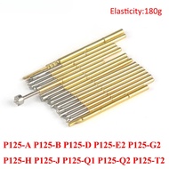 100PCS Test Probes Pogo Pin Receptacle P125-A P125-B P125-D P125-E2 P125-G2 P125-H P125-J P125-Q1 P1
