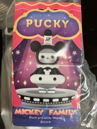 Others - 已開盲盒 pucky mickey family black and white mickey