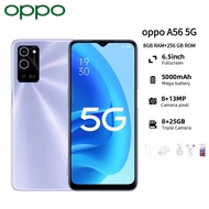 OPPO A56 5G Smartphone Original 8+256GB Android Cellphone 6.5" IPS LCD Screen 5000mAh Gaming Phon|1-year seller warranty