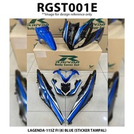 Cover Set Rapido Lagenda 115Z Fi STICKER TAMPAL (8) Blue Grey Red Accessories Motor 115Z Fi 115  SRL