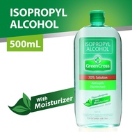 Green Cross Isopropyl Alcohol with Moisturizer 70% Solution (500 mL)