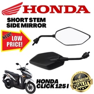 HONDA CLICK 125i Motorcycle Side Mirror Short Stem - 100% Original Honda Side Mirror made from high end materials | Good Qaulity &amp; Durable - COD