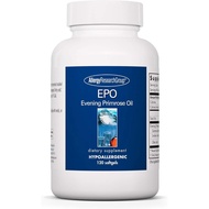 Allergy Research Group EPO - Evening Primrose Oil for Men & Women, for Dry Eyes, Omega-6, GLA Gamma-