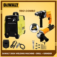 [ TRIO SET ] DeWALT MMA-300 Welding Machine + 2in1 DeWALT Grinder and Drill (B)