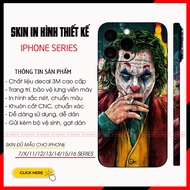 3M Skin Sticker Printed with Full Back Border Design for iPhone Series |SK_JK001| Detailed CNC Cutti