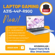 Laptop Gaming Acer AMD Ryzen 7 - Aspire 3 A315-44P-R9GQ - RAM 24GB - SSD 512GB - 15.6" Full HD - Wifi 6 - Silver - Garansi 1 Tahun