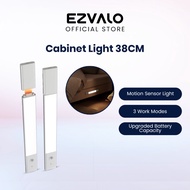 EZVALO 38cm LED Under Cabinet Light Rechargeable Motion Sensor Touch Control 3 Color Temps Closet Ki
