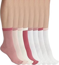 Femme - EcoDIM Fashion Mid-Rise Socks x8 | Pack of 8 Pairs | Timeless Style & Soft Cotton | Feminine