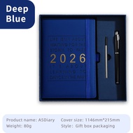 2026 A5 Diary Calendar Schedule NoteBook With 1 Pen And 1 Refill Weekly 365 Year Planner gift idea