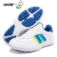 SOCRS 2026 Men's Professional Golf Shoe Lace-up Anti-slip Lightweight Studs Sport Shoes Breathable B