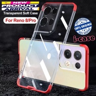 Case OPPO Reno8 / Reno 8 Pro 5G Soft CASE Transparant Silicone Hybrid