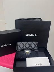 Chanel Small Wallet 經典款垂蓋銀包 小羊皮 金扣 母親節禮物