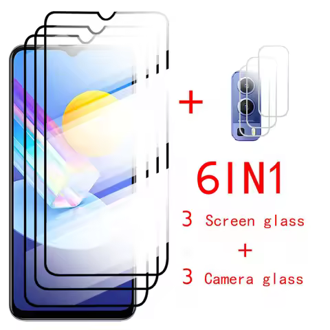 Protective glass For Vivo Y72 5G Camera Screen protector For Vivo Y52 Y51 Y31 Y20 Y20i Y17 Y12 Y11 Y