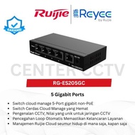 RG-ES205GC Ruijie, 5-Port Gigabit Smart Cloud Managed Non-PoE Switch
