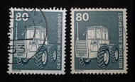 prangko perangko 80 1975 Industry &amp; Technic - Traktor Jerman