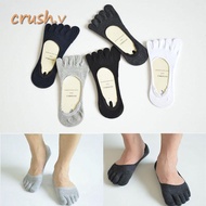 [CRUSH] Toe Socks Fashion Nonslip Invisible Warm Five Finger