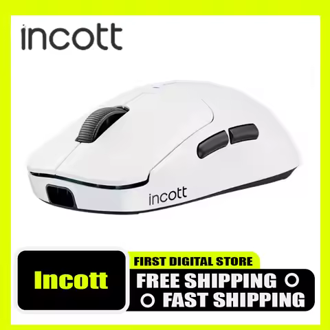 Incott G23 Pro Wireless Gaming Mouse 8k Paw3950 Sensor Hot Swap Dual Mode Ergonomics Lightweight Esp