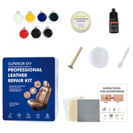 Leather Repair Kit Seat Leather Repair Tool Multipurpose Leather Repair Kit for Car Seats Sofa &amp; Furniture Super Easy Instructions to Match Any Color value