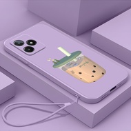 TPU Drawing Milk Tea Realme C53-Realme C51-Realme NOTE 50-Realme C61-Realme C63-Realme NOTE 60