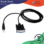 F014 DB9 9 Pin VGA female cable ,DB 9 Female to TRS 3.5mm (1/8in) TRS Stereo Male Serial Data Cable-