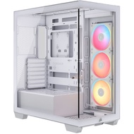 CORSAIR 3500X LX-R RGB iCUE Link Tempered Glass Mid-Tower PC Case, White