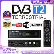 Wifi Youtube Version DVB T2 MY TV Decoder Myfreeview Dekoder Full Set Myfreeview MYTV Youtube DVBT2 