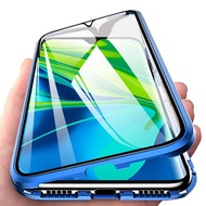 Double Sided Glass Metal Magnetic Case For XIAOMI MI 10 Pro Note 10 Pro 360 Full Protection Flip Cover For XIAOMI MI POCO X2