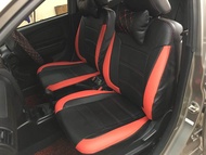 Proton Saga VVT 2016-21 Black with Red Side Car Seat Cover PVC Leather Cushion Cover