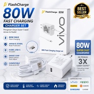 [SH-636] Vivo FlashCharge Charger Set 80W – Fast Charging + Type-C Cable