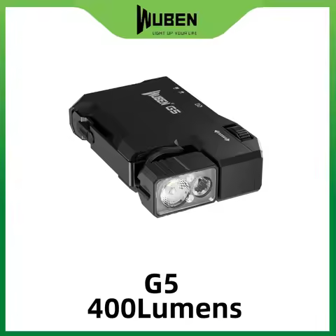 WUBEN G5 EDC Flashlight 400Lumens Type-C Rechargeable -Black