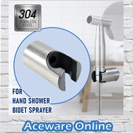 SUS304 STAINLESS STEEL WALL MOUNT HOLDER FOR HAND BIDET SPRAY BATHROOM FIXED BASE