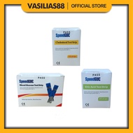 [ORIGINAL] SPEEDGUC TEST STRIPS BLOOD GLUCOSE URIC ACID CHOLESTEROL @ ANALYSER CEK GULA DARAH ASID K