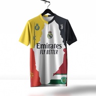 RON7 V-neck Football jersey - combination of all clubs style inspired Fullprinting Piknowpis Sport