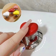 Heart Shaped Toilet Press Button Muti-colored Creative Bathroom Water Closet Home Supplies