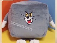 TOM & JERRY/ TOM AND JERRY/貓和老鼠抱枕毯柔軟汽車空調辦公午睡不掉毛