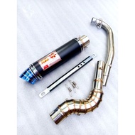 Exhaust racing REDLEO EXZOS RL openpipe 1set higmount for kriss125/100/110 dream125/100/110 ex5 wave