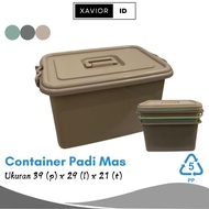XV CONTAINER Padi Mas 16L /Box organizer Aesthetic toy storage Box /Box slametan slametan