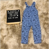 PRE LOVED GEORGE PRINTED COLORED JUMPER PANTS FOR TODDLER BOY