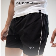 Neo Essential Men's Gym Shorts | Black Sport Shorts