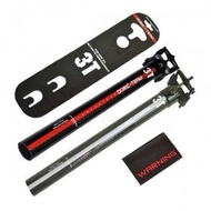 3T Dorico Team Carbon Fibre Bicycle Seatpost 27.2 31.6mm (red)