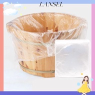 LA 90PCS Bath Basin Bags, Plastic Foot  SPA Disposable Foot Tub Liners,  Thicken 55*65cm Foot Care T